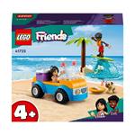 LEGO Friends 41725 Divertimento sul Beach Buggy con Macchina Giocattolo, Surf, Mini Bamboline, Delfino e Cane, Giochi Estivi