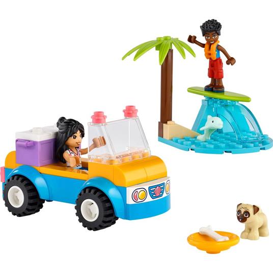 LEGO Friends 41725 Divertimento sul Beach Buggy con Macchina Giocattolo, Surf, Mini Bamboline, Delfino e Cane, Giochi Estivi - 7