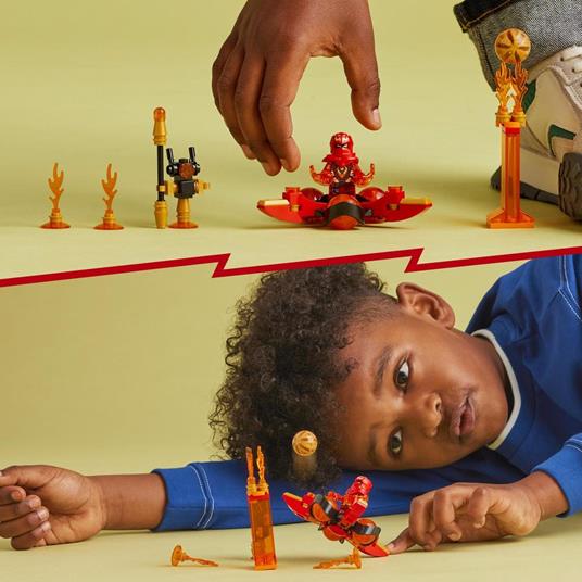 LEGO NINJAGO 71777 Salto Mortale Spinjitzu del Drago di Kai Trottola Giocattolo da Collezione Regalo per Bambini 6+ Anni - 2