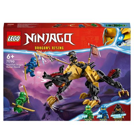 LEGO NINJAGO 71790 Cavaliere del Drago Cacciatore Imperium, Mostro Giocattolo con 3 Minifigure, Giochi per Bambini 6+ Anni