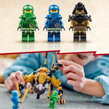 LEGO NINJAGO 71790 Cavaliere del Drago Cacciatore Imperium, Mostro Giocattolo con 3 Minifigure, Giochi per Bambini 6+ Anni - 5
