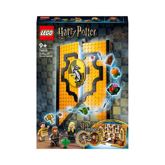 LEGO Harry Potter 76412 Stendardo della Casa Tassorosso da Parete