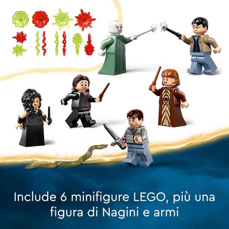 LEGO Harry Potter 76415 La battaglia di Hogwarts, Castello Giocattolo con Minifigure di Bellatrix Lestrange e Voldemort - 5
