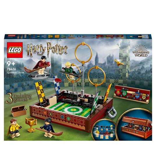 LEGO Harry Potter 76416 Baule del Quidditch, Gioca a 3 Diverse Sfide Fino a  Due Giocatori, con Minifigure di Draco Malfoy - LEGO - Harry Potter - TV &  Movies - Giocattoli