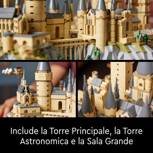 LEGO Harry Potter 76419 Castello e Parco di Hogwarts, Grande Set con Torre dell'Astronomia, Sala Grande e Camera dei Segreti - 3