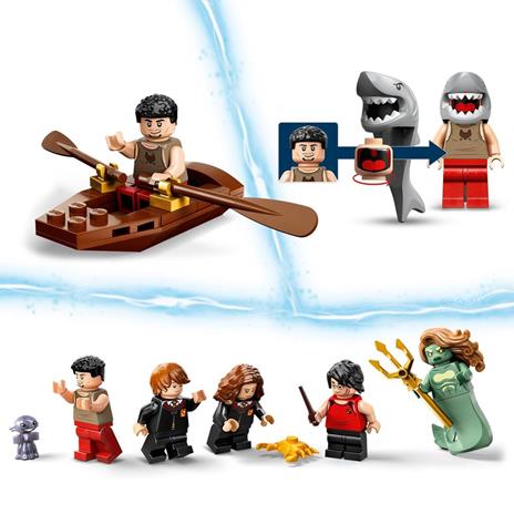 LEGO Harry Potter 76420 Torneo dei Tremaghi: il Lago Nero, Giochi per Bambini e Bambine con Barca Giocattolo e 5 Minifigure - 6