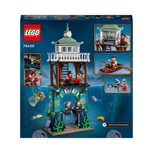 LEGO Harry Potter 76420 Torneo dei Tremaghi: il Lago Nero, Giochi per Bambini e Bambine con Barca Giocattolo e 5 Minifigure - 8