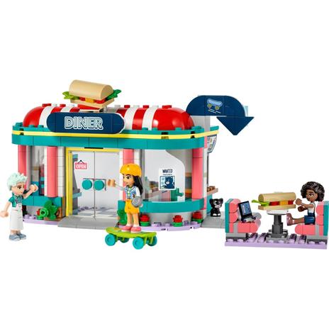 LEGO Friends 41728 Ristorante nel Centro di Heartlake City, Giochi per Bambini 6+ Anni, Mini Bamboline Liann, Aliya e Charli - 7