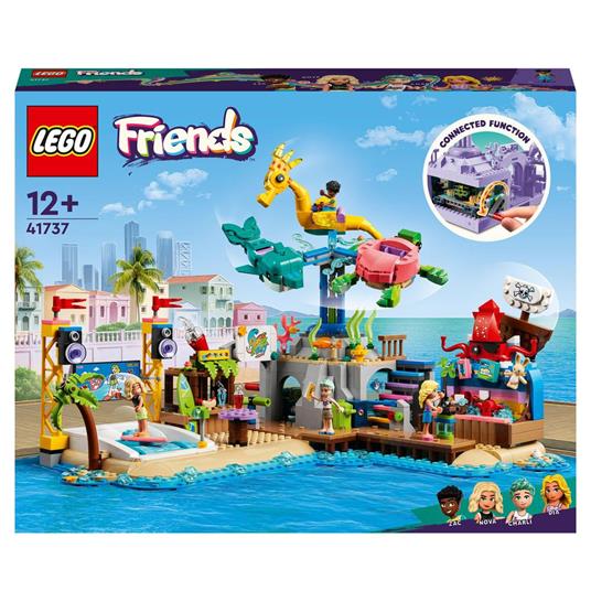 LEGO Friends 41737 Parco dei Divertimenti Marino, Luna Park con Elementi  Technic, Giostra con Animali, Giochi per Bambini 12+ - LEGO - Friends -  Edifici e architettura - Giocattoli