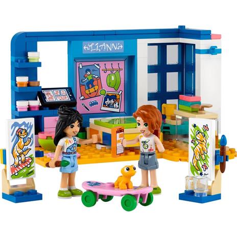 LEGO Friends 41739 La cameretta di Liann, Camera da Letto a Tema Artistico con Mini Bambolina Autumn, Giochi per Bambini 6+ - 7
