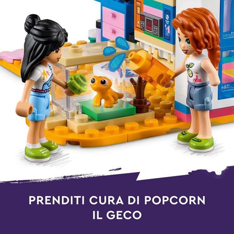LEGO Friends 41739 La cameretta di Liann, Camera da Letto a Tema Artistico con Mini Bambolina Autumn, Giochi per Bambini 6+ - 9