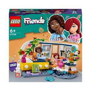 Giocattolo LEGO Friends 41740 La Cameretta di Aliya, Set Camera da Letto per Pigiama Party, Giochi per Bambini 6+, Piccola Idea Regalo LEGO