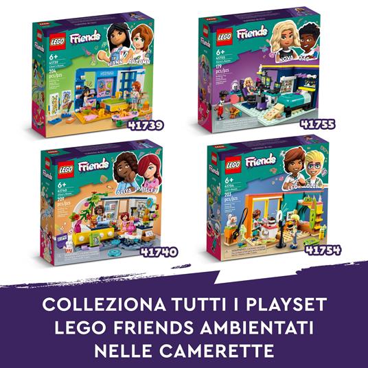 LEGO Friends 41740 La Cameretta di Aliya, Set Camera da Letto per Pigiama Party, Giochi per Bambini 6+, Piccola Idea Regalo - 6