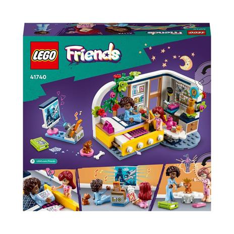 LEGO Friends 41740 La Cameretta di Aliya, Set Camera da Letto per Pigiama Party, Giochi per Bambini 6+, Piccola Idea Regalo - 8