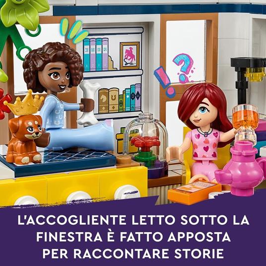 LEGO Friends 41740 La Cameretta di Aliya, Set Camera da Letto per Pigiama Party, Giochi per Bambini 6+, Piccola Idea Regalo - 9