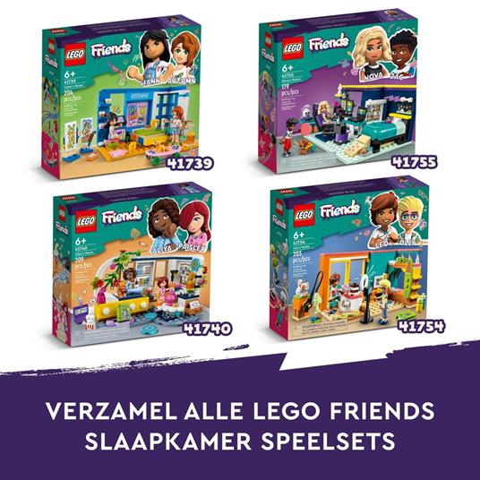 LEGO Friends 41755 La Cameretta di Nova Camera da Letto a Tema Videogiochi Giochi per Bambini 6+ con Zac e Cane da Collezione - 10