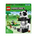 LEGO Minecraft 21245 Il Rifugio del Panda, Modellino da Costruire di Casa Giocattolo, Giochi per Bambini, Idea Regalo