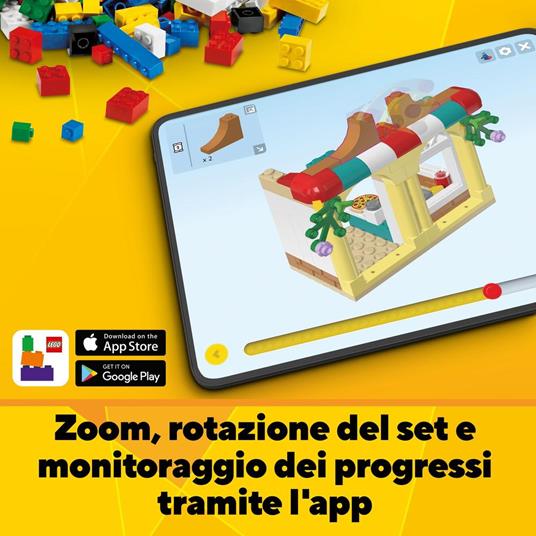 LEGO Creator 31136 Pappagallo Esotico, Set 3 in 1 con Pesce e Rana, Animali Giocattolo, Giochi Creativi per Bambini da 7 Anni - 6