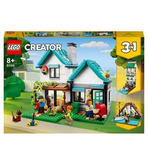 Giocattolo LEGO Creator 31139 Casa Accogliente, Modellino da Costruire di Case Giocattolo 3 in 1, Idea Regalo per Bambini LEGO