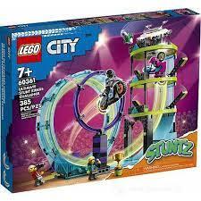 LEGO City Stuntz 60361 Stunt Riders: Sfida Impossibile, Set 3 in 1 per 1 o 2 Giocatori, 2 Moto Giocattolo, Giochi per Bambini
