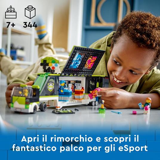 LEGO City 60388 Camion dei Tornei di gioco, Veicolo Giocattolo per i Fan dei Videogiochi e di eSport, Idee Regalo per Bambini - 2
