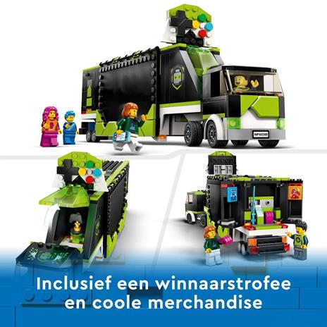 LEGO City 60388 Camion dei Tornei di gioco, Veicolo Giocattolo per i Fan dei Videogiochi e di eSport, Idee Regalo per Bambini - 8