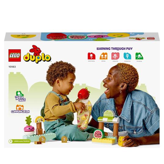LEGO DUPLO 10983 My First Mercato Biologico, Giochi Educativi per Imparare  i Numeri per Bambini di 1,5 Anni - LEGO - Duplo My First - Edifici e  architettura - Giocattoli