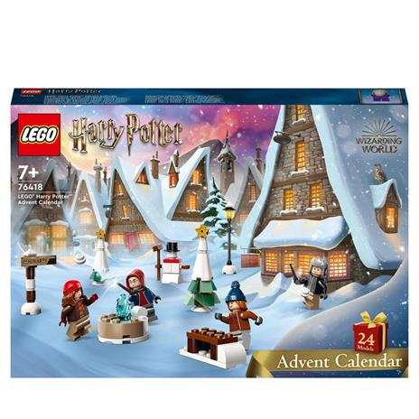 LEGO Harry Potter 76418 Calendario dellAvvento 2023 24 Regali tra cui 18 Mini Costruzioni e 6 Minifigure Giochi per Natale