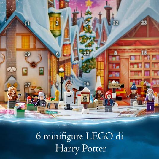 LEGO Harry Potter 76418 Calendario dellAvvento 2023 24 Regali tra cui 18 Mini Costruzioni e 6 Minifigure Giochi per Natale - 5