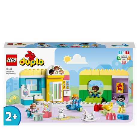 LEGO DUPLO 10992 Divertimento allAsilo Nido, Gioco Educativo per Bambini dai 2 Anni con Mattoncini, Costruzioni e 4 Figure