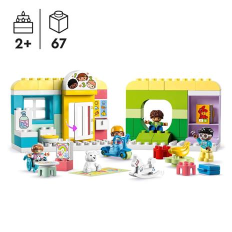 LEGO DUPLO 10992 Divertimento allAsilo Nido, Gioco Educativo per Bambini dai 2 Anni con Mattoncini, Costruzioni e 4 Figure - 3