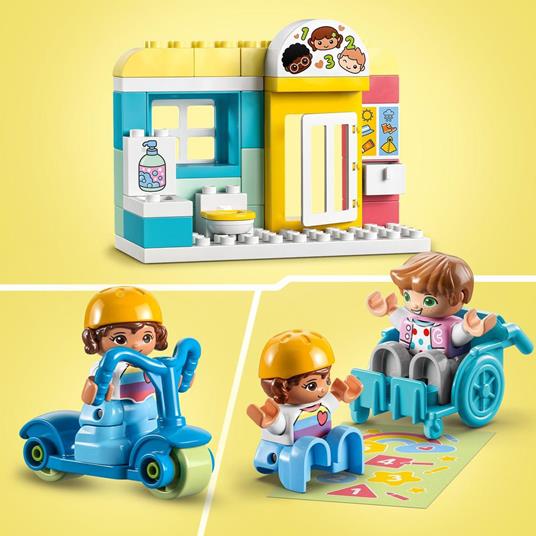 LEGO DUPLO 10992 Divertimento allAsilo Nido, Gioco Educativo per Bambini dai 2 Anni con Mattoncini, Costruzioni e 4 Figure - 4