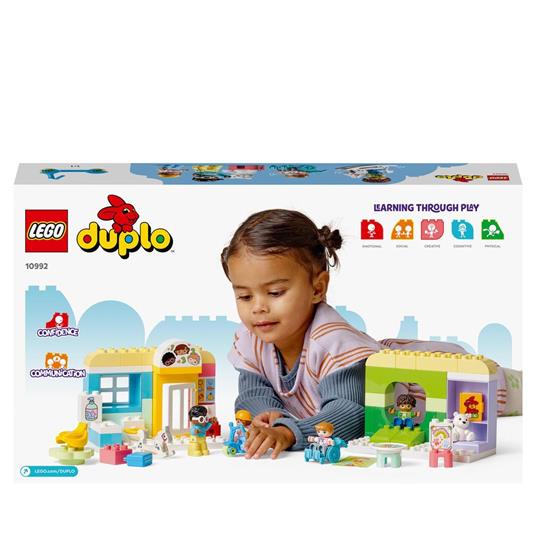 LEGO DUPLO 10992 Divertimento all'Asilo Nido, Gioco Educativo per Bambini  dai 2 Anni con Mattoncini, Costruzioni e 4 Figure - LEGO - Duplo Town -  Edifici e architettura - Giocattoli