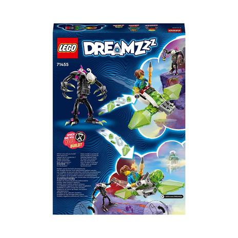 LEGO DREAMZzz 71455 Il Mostro Gabbia Custode Oscuro con Z-Blob Trasformabile in Mini-Aereo Giocattolo o Hoverbike e Minifigure - 8