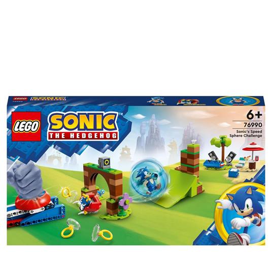 LEGO Sonic the Hedgehog 76990 Sfida della Sfera di Velocità di Sonic  Giocattolo con 3 Personaggi Giochi per Bambini 6+ Anni - LEGO - Sonic the  Hedgehog - TV & Movies - Giocattoli