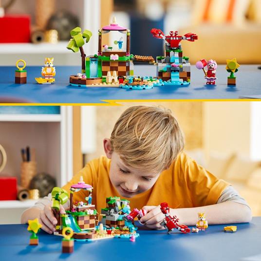 LEGO Sonic the Hedgehog 76992 LIsola del Soccorso Animale di Amy Giocattolo con 6 Personaggi Regalo per Bambini dai 7 Anni - 2