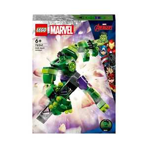 Giocattolo LEGO Marvel 76241 Armatura Mech Hulk, Set Action Figure Supereroe Avengers, Giochi per Bambini dai 6 Anni, Idea Regalo LEGO