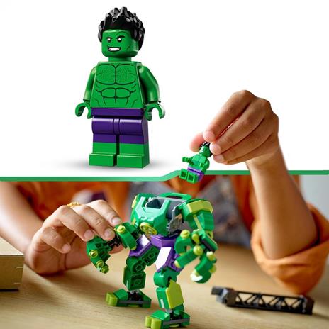 LEGO Marvel 76241 Armatura Mech Hulk, Set Action Figure Supereroe Avengers, Giochi per Bambini dai 6 Anni, Idea Regalo - 5