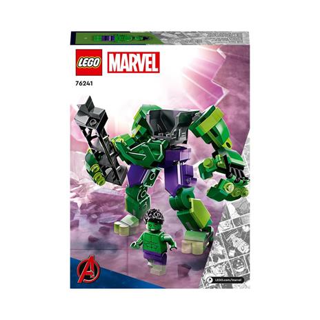 LEGO Marvel 76241 Armatura Mech Hulk, Set Action Figure Supereroe Avengers, Giochi per Bambini dai 6 Anni, Idea Regalo - 8