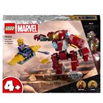 LEGO Marvel 76263 Iron Man Hulkbuster vs. Thanos Gioco per Bambini 4+ Anni Action Figure con Aereo Giocattolo e 2 Minifigure