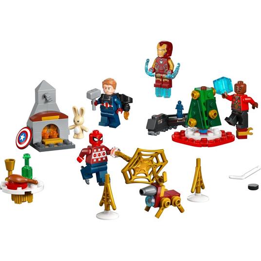 LEGO Marvel 76267 Calendario dellAvvento degli Avengers 2023 con 24 Regali da Supereroi, Regalo di Natale per Bambini - 7