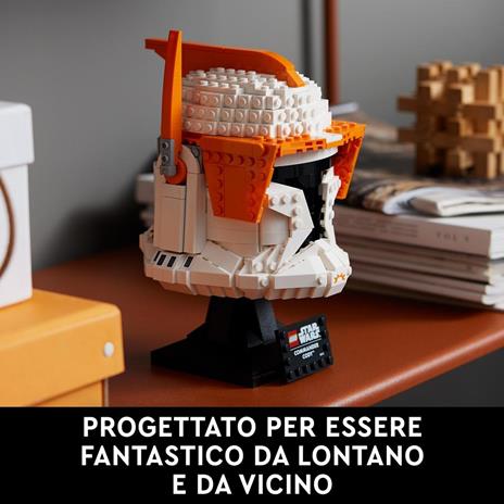 LEGO Star Wars 75350 Casco del Comandante Clone Cody, Serie Caschi 2023, Collezione per Adulti da The Clone Wars, Idea Regalo - 3