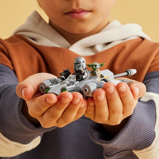 LEGO Star Wars 75363 Starfighter N-1 del Mandaloriano Microfighter Gioco da Costruire con Grogu Baby Yoda Regali Bambini 6+ - 6