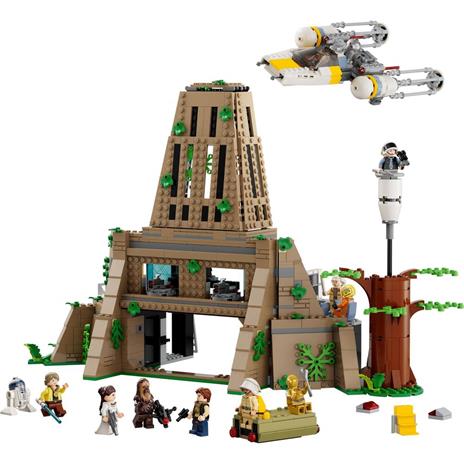 LEGO 75365 Star Wars: A New Hope Base Ribelle su Yavin 4 con 10 Minifigure, 2 Droidi, Starfighter Y-wing e Sala Comando - 7