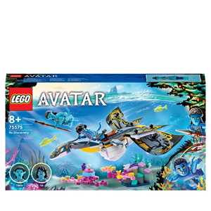 Giocattolo LEGO Avatar 75575 La Scoperta di Ilu Set Film La Via dellAcqua da Collezione Creatura Giocattolo Subacquea Simile Animale LEGO