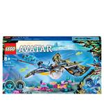 LEGO Avatar 75575 La Scoperta di Ilu Set Film La Via dellAcqua da Collezione Creatura Giocattolo Subacquea Simile Animale