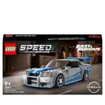 LEGO Speed Champions 76917 2 Fast 2 Furious Nissan Skyline GT-R (R34) Macchina Giocattolo da Collezione 2023, per Bambini