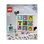 LEGO Disney 43221 100 Anni di Icone Disney, Set Arti e Mestieri con Personaggi, 72 Mosaici da Creare e Minifigure di Topolino