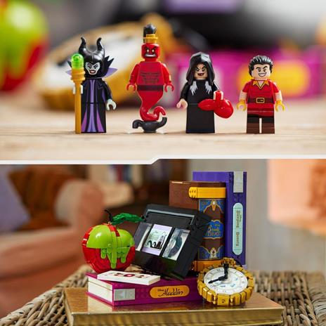 LEGO 43227 Icone dei cattivi Disney, Collezione Iconici Modelli e Minifigure Villain, Set 100 Anni Disney, Regalo per Adulti - 6