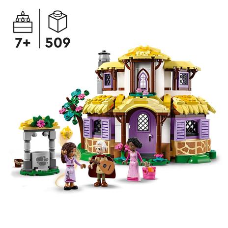LEGO Disney Wish 43231 Il Cottage di Asha, Casa delle Bambole Giocattolo dal Film Wish, Idea Regalo per Bambine e Bambini - 3
